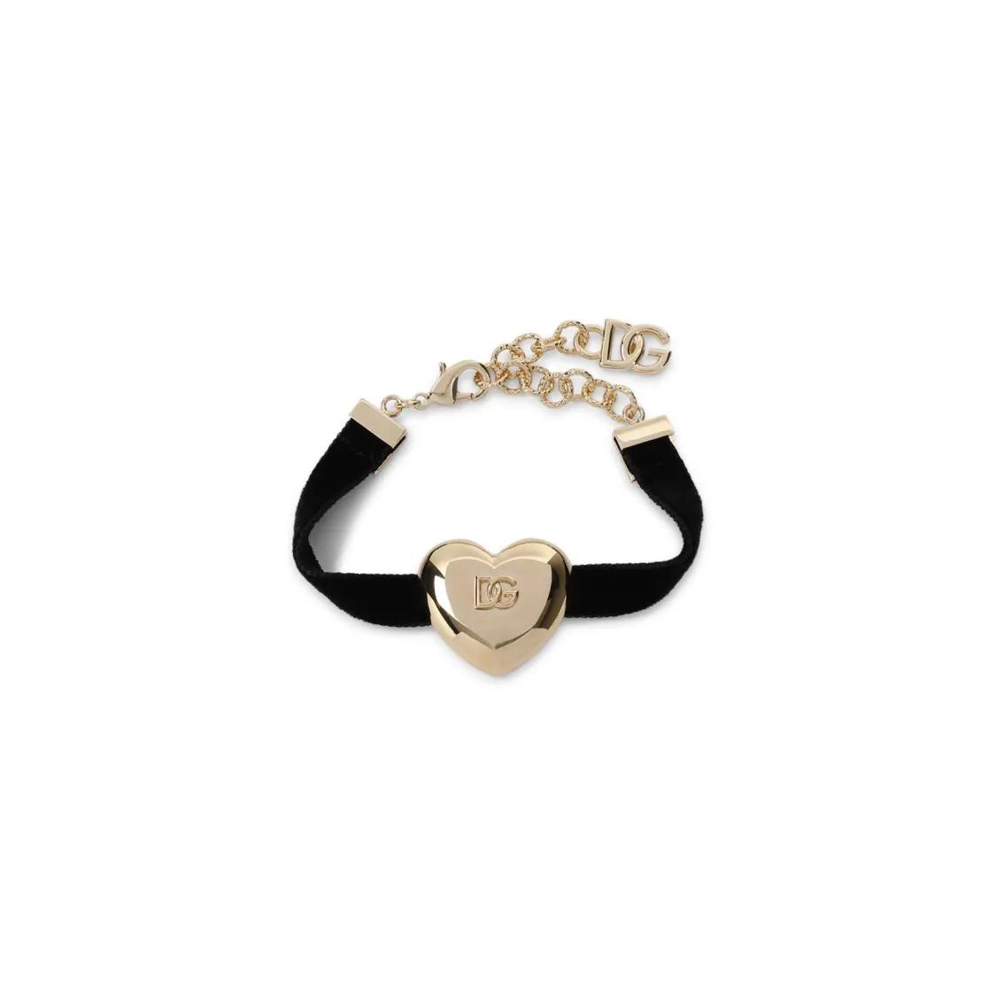 Dolce&Gabbana Armbanden - Brass Bracelet in black