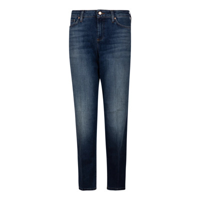 Donkerblauwe Wassing Dames Jeans Don The Fuller , Blue , Dames