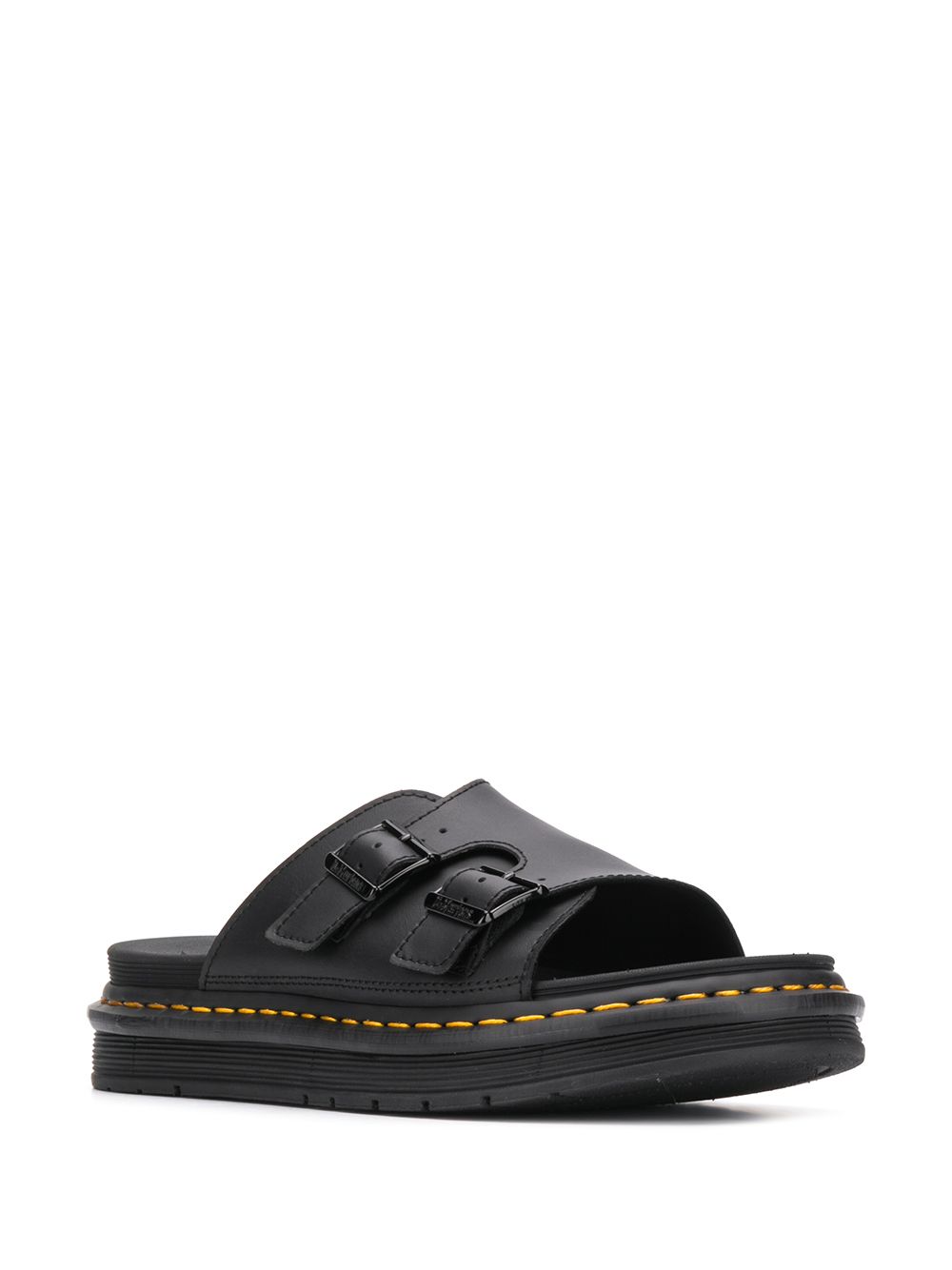 Dr. Martens Dax sandalen met gesp - Zwart