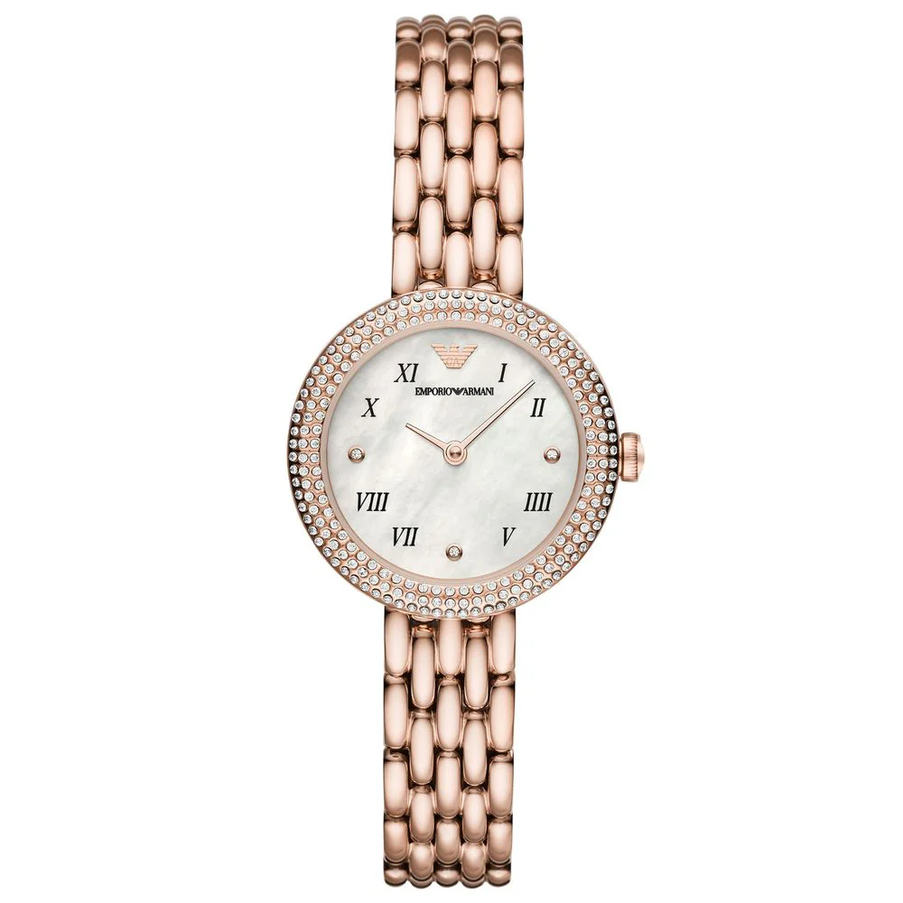 Emporio Armani Rose gold women watch