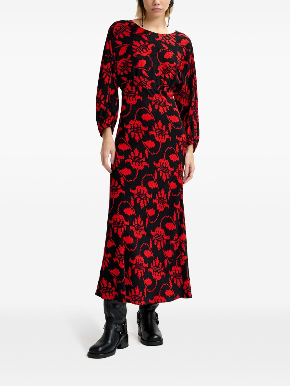 Essentiel Antwerp Ganger maxi-jurk - Rood