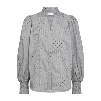 Gestreepte Dot V-Hals Blouse Co'Couture , Gray , Dames