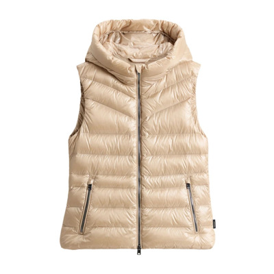 Gewatteerde Eendendonsjas Beige Woolrich , Beige , Dames