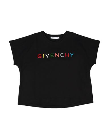 Givenchy Givenchy Kids T-shirt With Logo Kid Girl T-shirt Black Size 10 Cotton