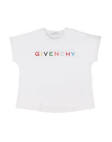 Givenchy Givenchy Kids T-shirt With Logo Kid Girl T-shirt White Size 14 Cotton