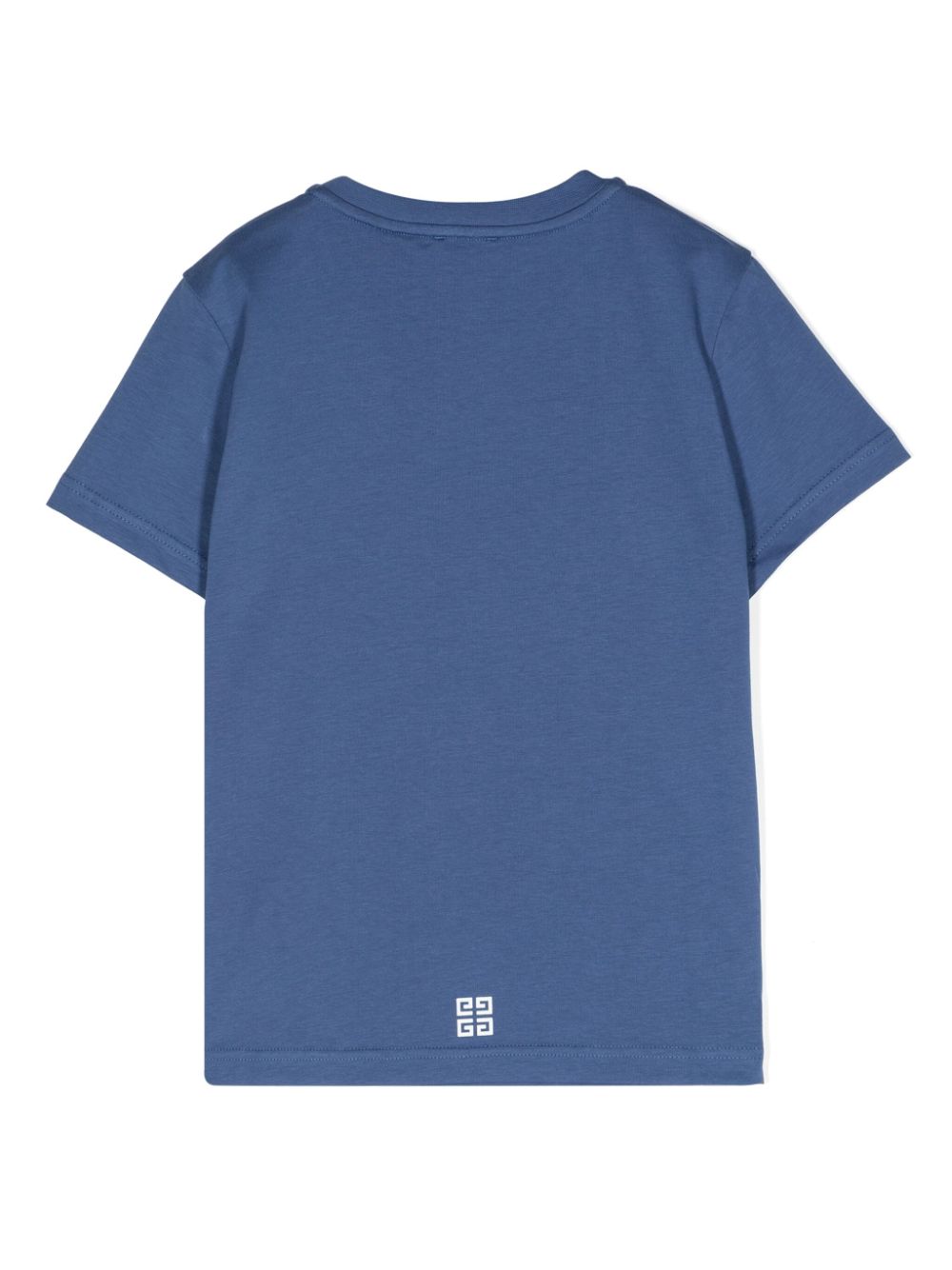 Givenchy Kids Katoenen T-shirt met logoprint - Blauw