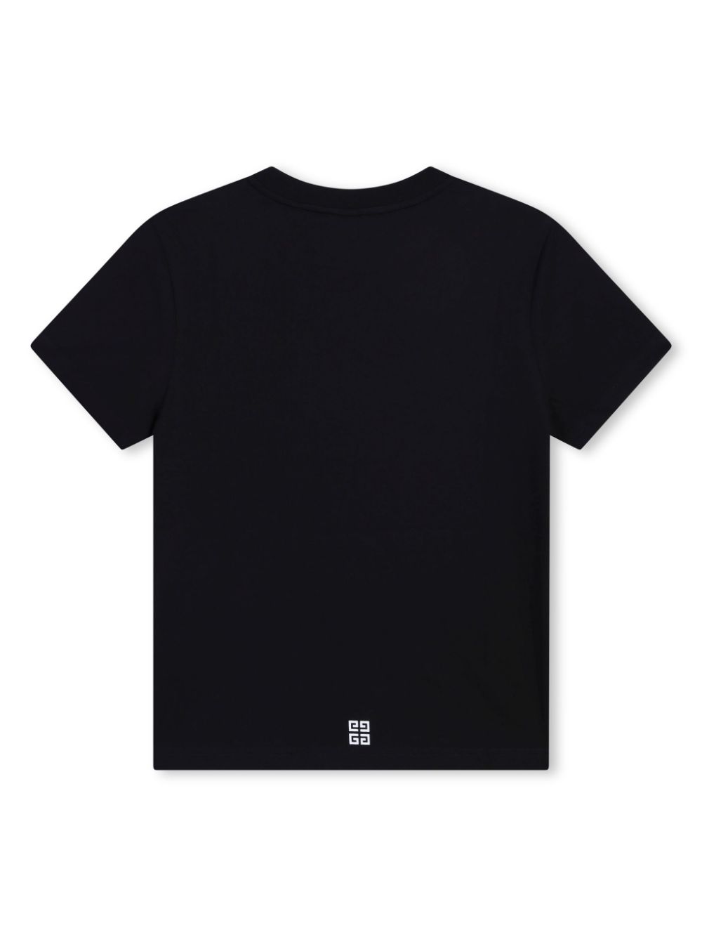 Givenchy Kids Katoenen T-shirt met logoprint - Zwart