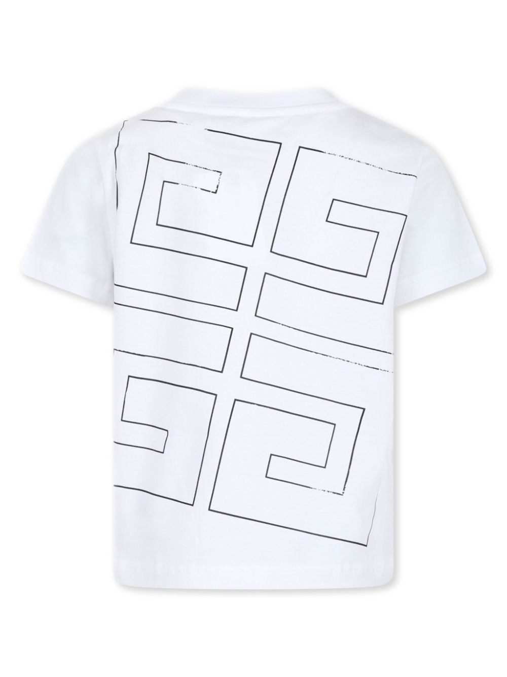 Givenchy Kids T-shirt met logoprint van biologisch katoen - Wit