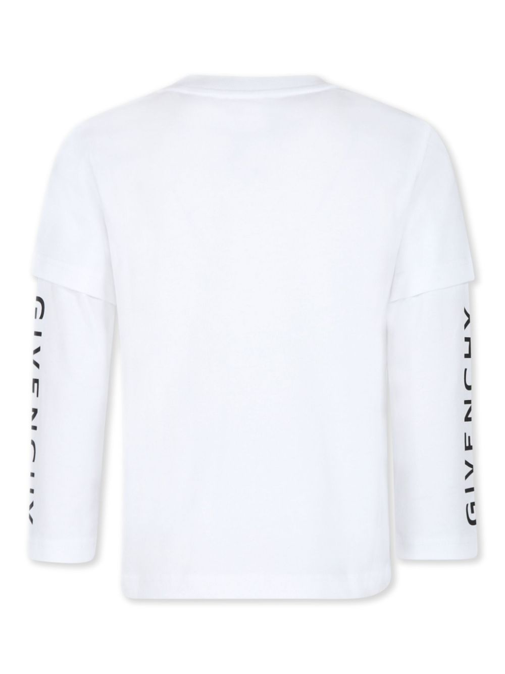 Givenchy Kids T-shirt van biologisch katoen met logoprint - Wit