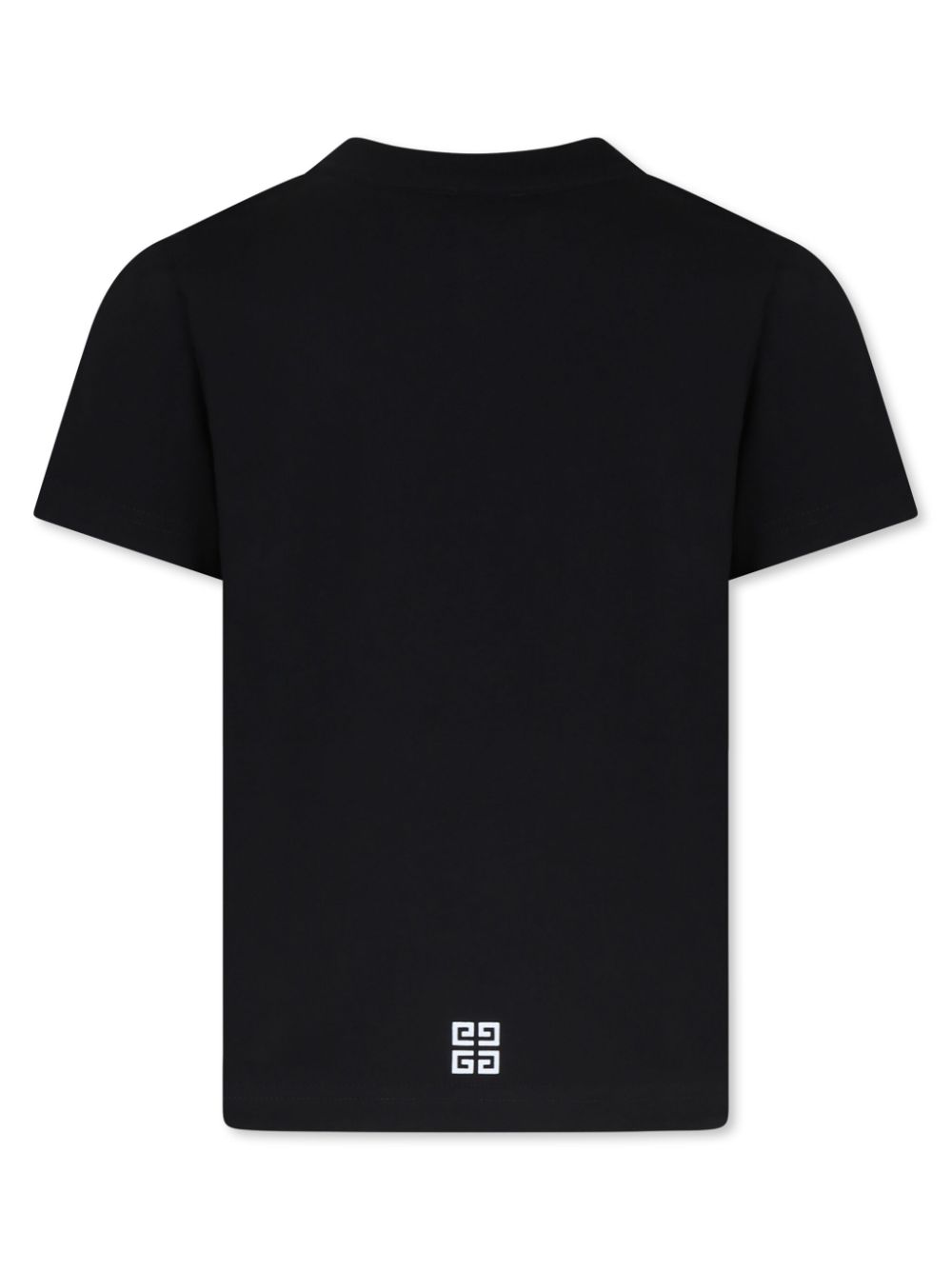 Givenchy Kids T-shirt van biologisch katoen met logoprint - Zwart