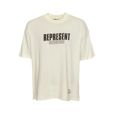 Godspeed Oversized T-Shirt Represent , White , Heren