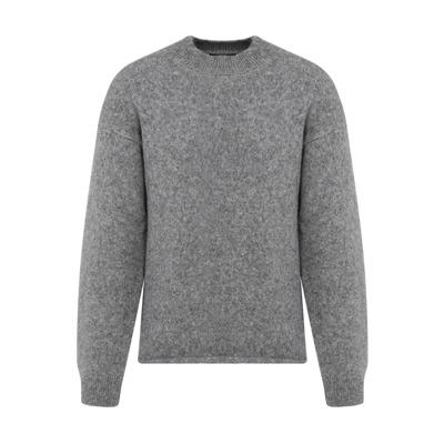 Grijze Alpaca Wol Trui Jacquemus , Gray , Heren