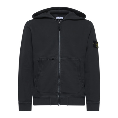 Grijze Sweater Collectie Stone Island , Black , Heren