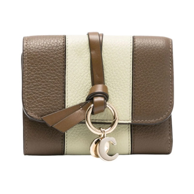 Groene Tri-Fold Kleurblok Tas Chloé , Multicolor , Dames