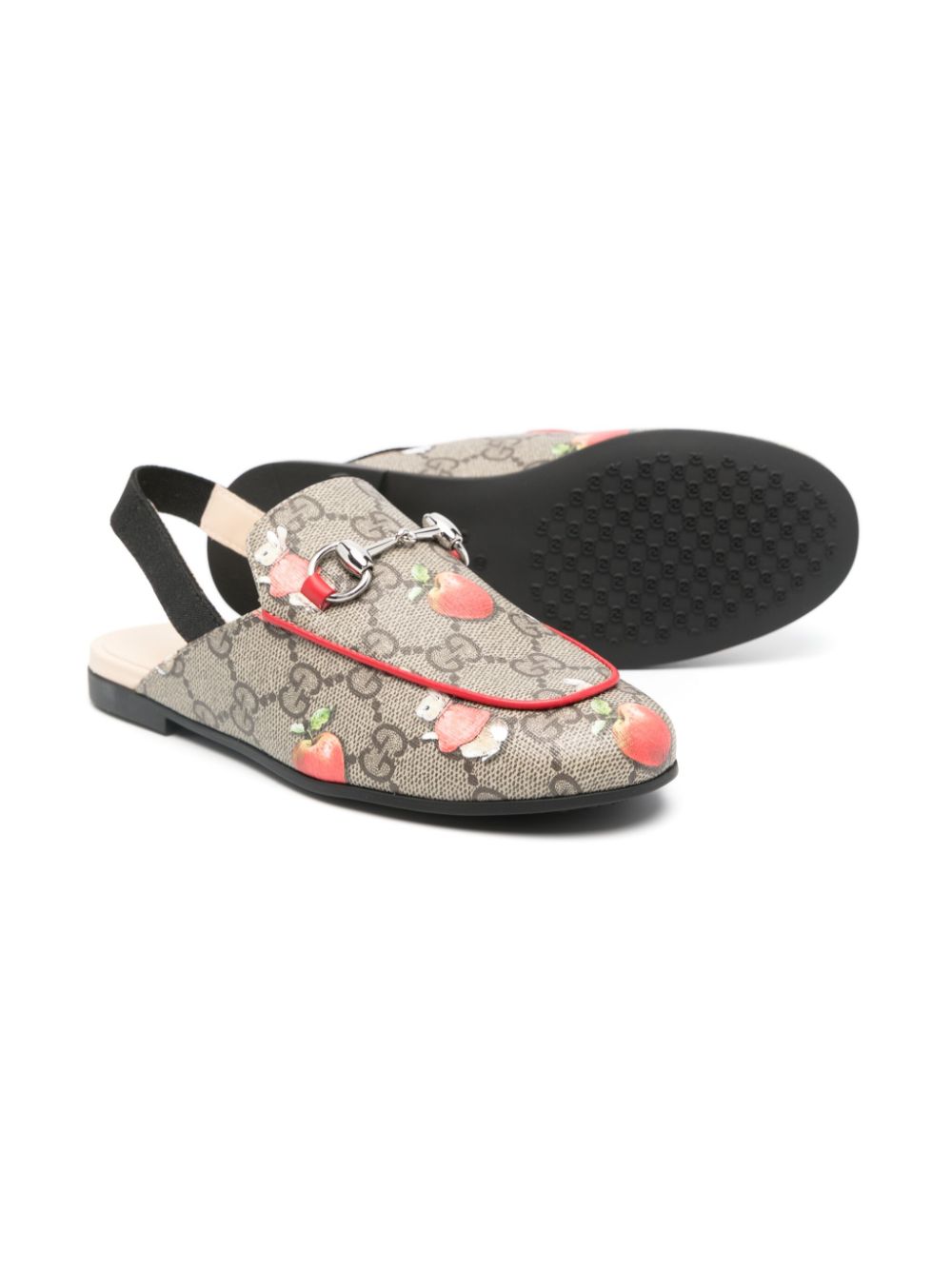 Gucci Kids x Peter Rabbit Princetown canvas slippers - Bruin