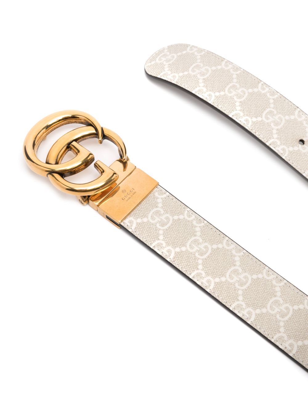 Gucci Riem met GG-gesp - Beige