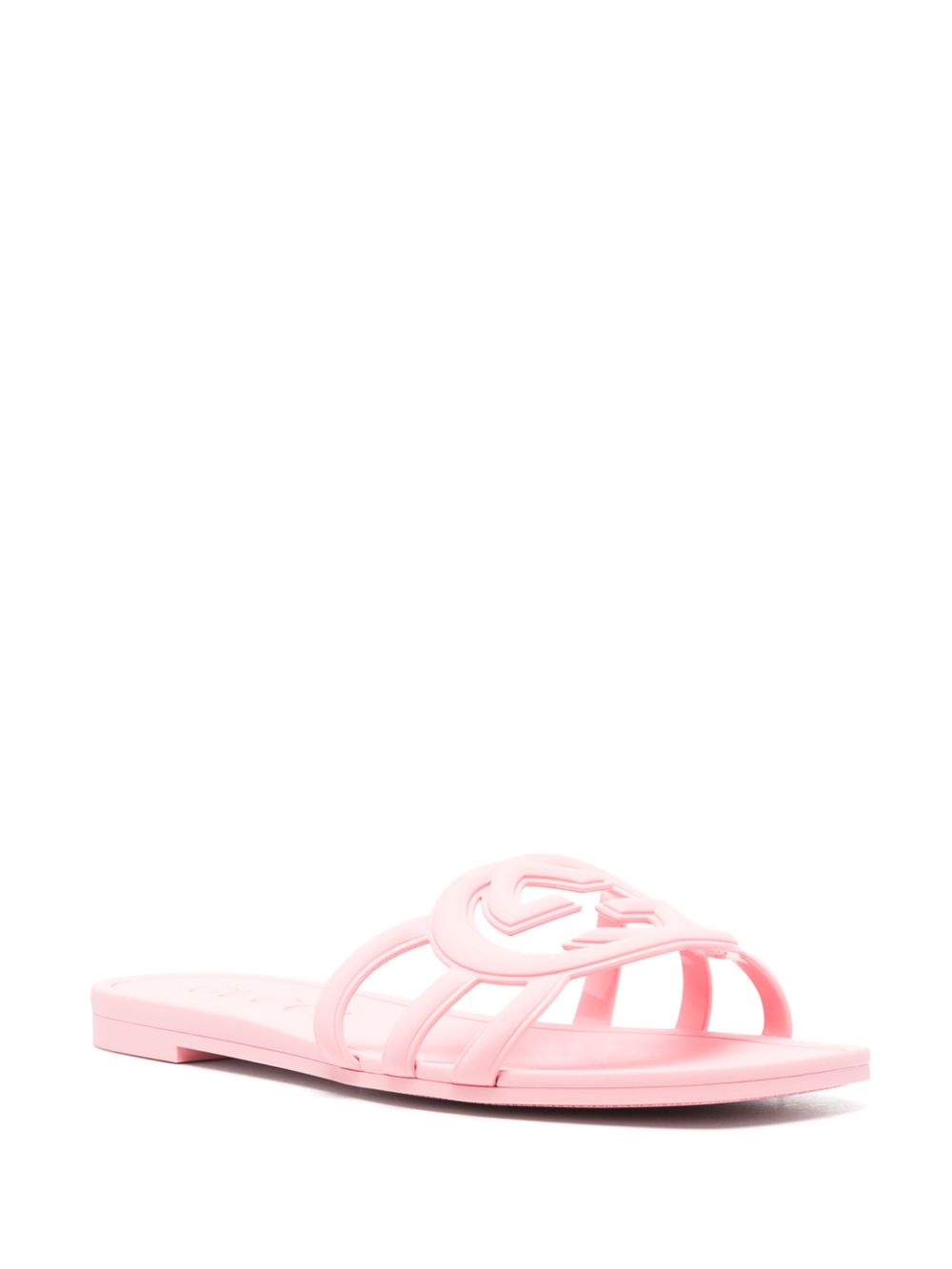 Gucci Slippers met GG-logo - Roze