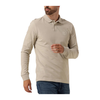 Heren Polo & T-shirts Passerby Hugo Boss , Beige , Heren