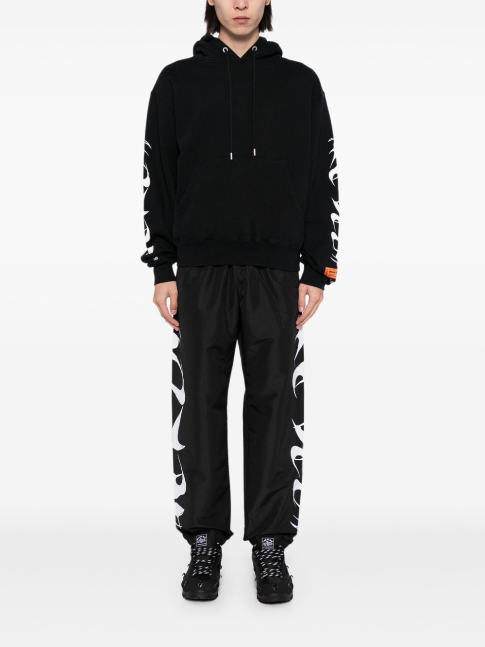 Heron Preston Hoodie met logoprint - Zwart