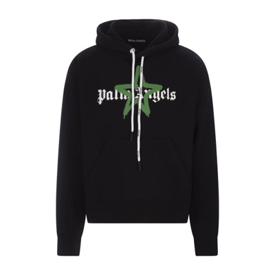 Hoodies Palm Angels , Black , Heren