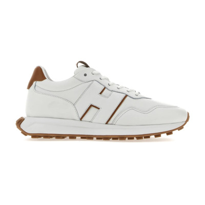 Italiaanse Leren Sneakers Hogan , White , Heren