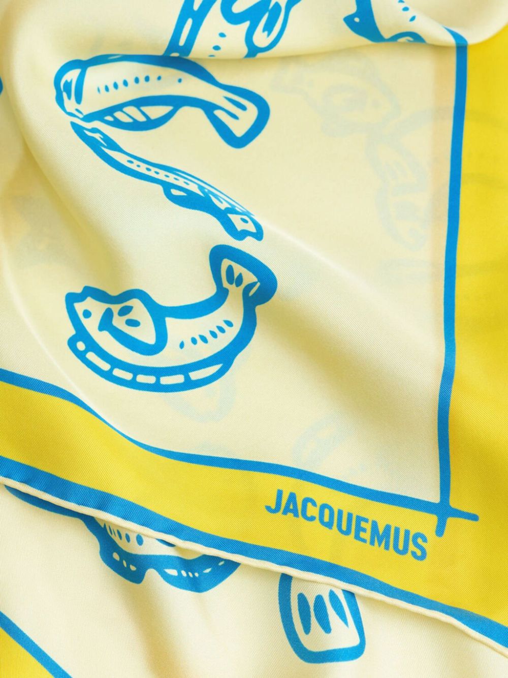 Jacquemus The Pesco Bandana sjaal - Geel