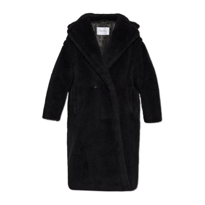 Jas met kraag Max Mara , Black , Dames