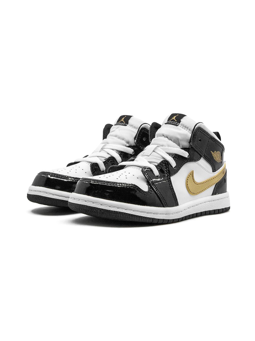 Jordan Kids Air Jordan 1 Mid SE (TD) sneakers - Zwart