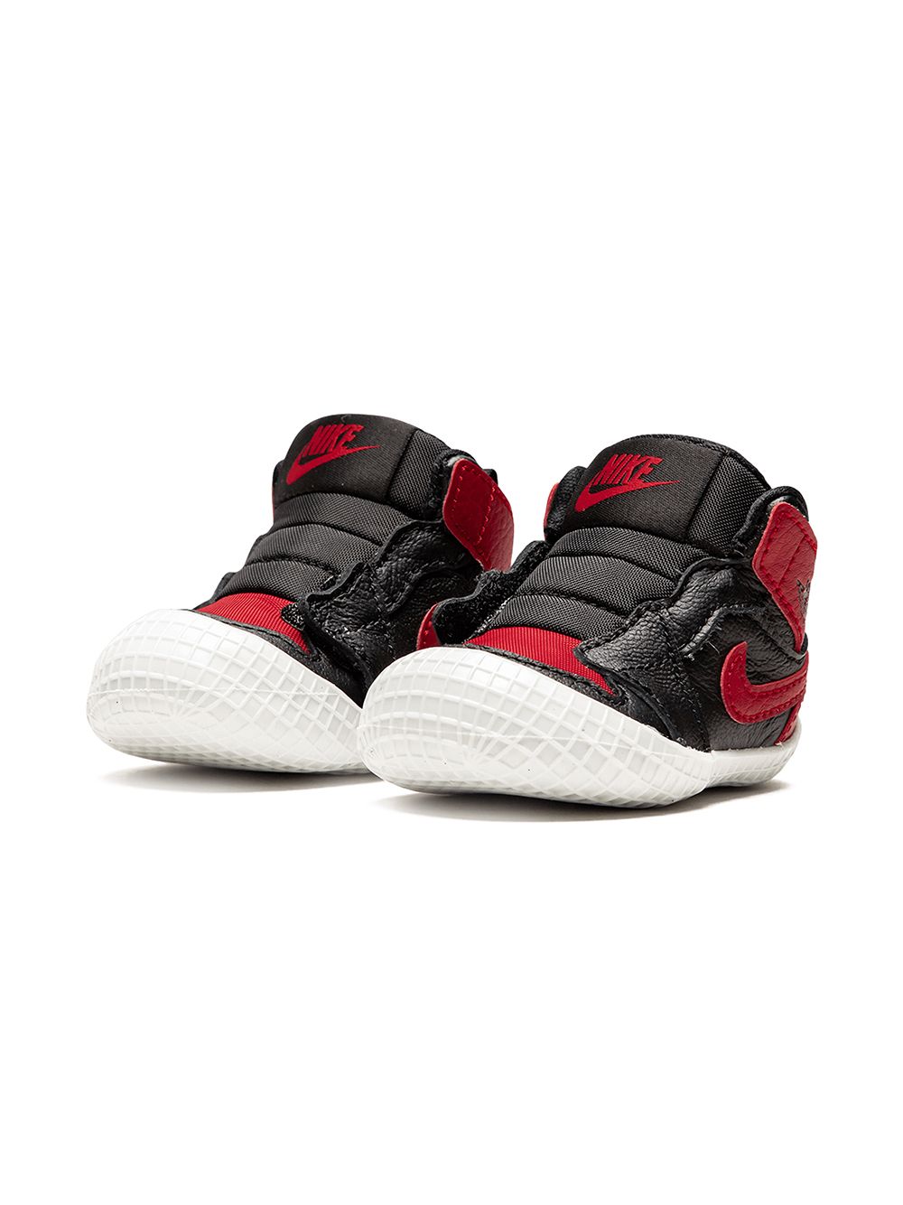 Jordan Kids Jordan 1 Crib bootie sneakers - Zwart