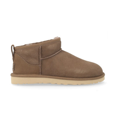 Klassieke Ultra Mini Bruine Suède Laars UGG , Brown , Heren