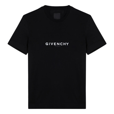 Korte mouwen ronde hals T-shirt Givenchy , Black , Heren