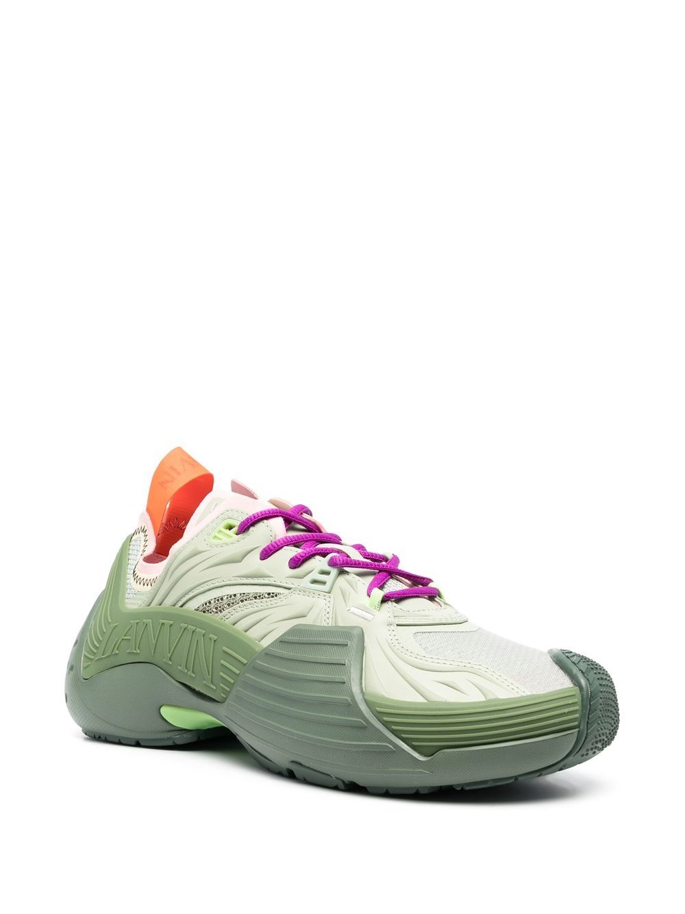 Lanvin Flesh-X low-top sneakers - Groen