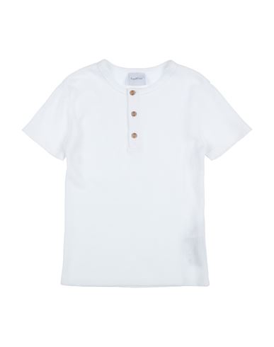 Le Petit Coco Kid Boy T-shirt White Size 6 Cotton, Polyester