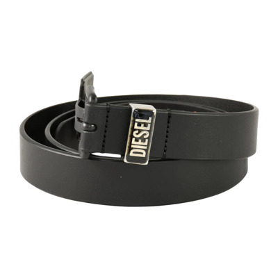 Leren Riem Diesel , Black , Heren