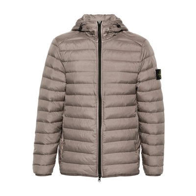 Lichtgewicht Dove Grey Jas Stone Island , Gray , Heren