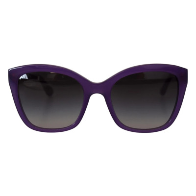 Luxe Grijze Gradient Dames Zonnebril Dolce & Gabbana , Purple , Dames