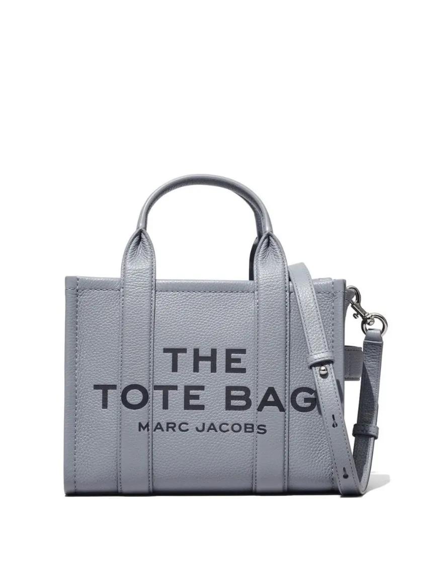 Marc Jacobs Totes - Gray Grained Leather Tote Bag in grijs