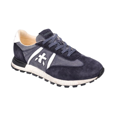 Marineblauwe Sneakers Premiata , Blue , Heren