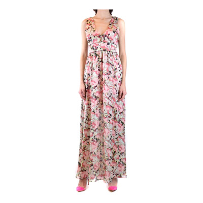 Maxi Jurk Pinko , Pink , Dames