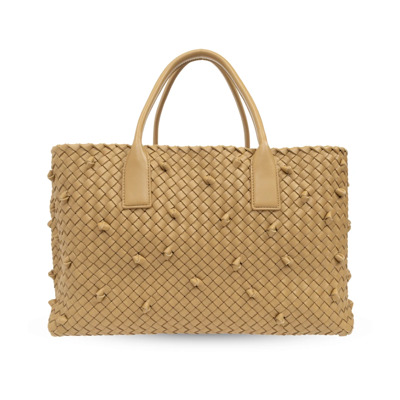 Medium Cabat Shopper Tas Bottega Veneta , Beige , Dames