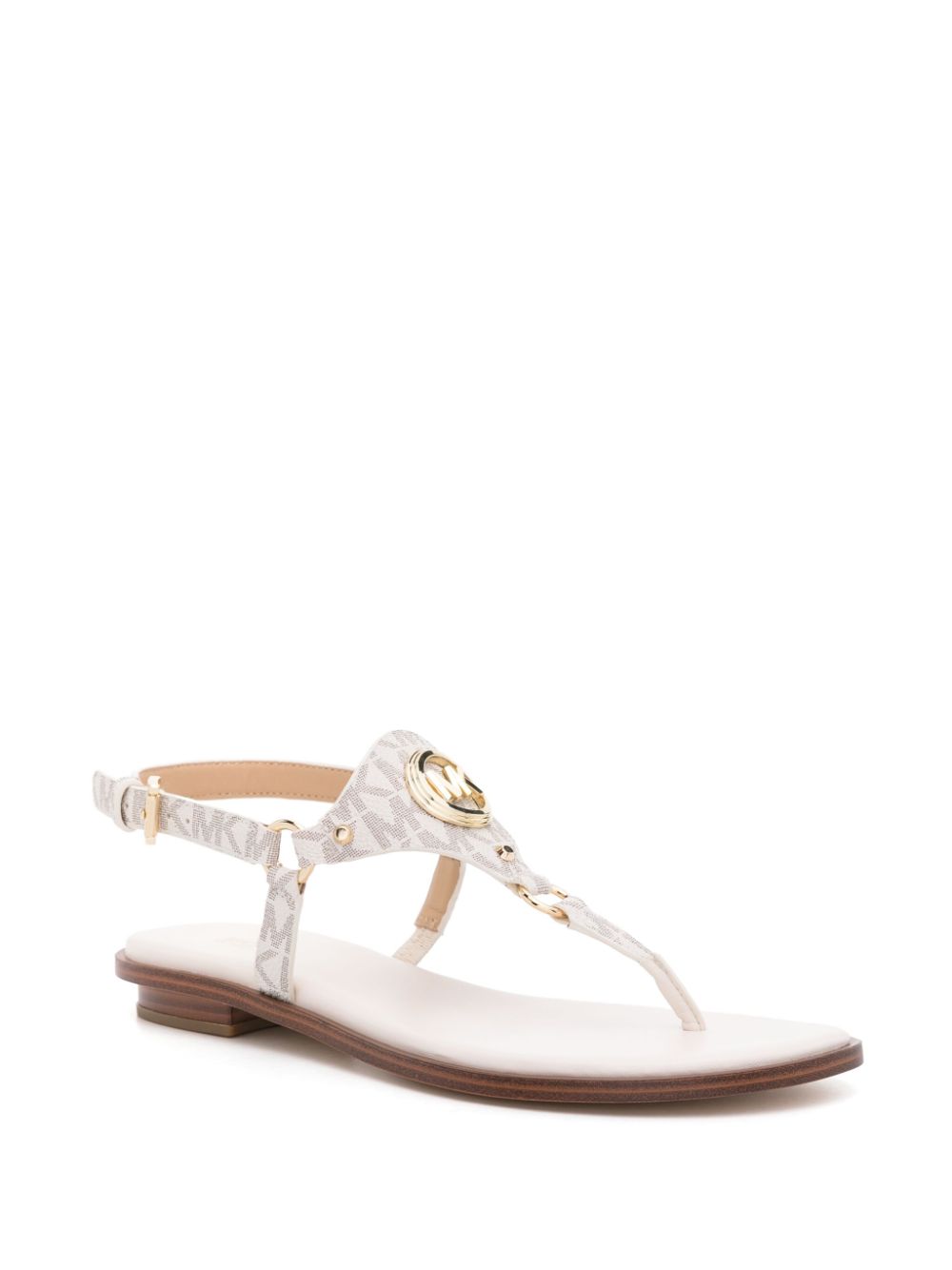 Michael Michael Kors Casey sandalen met logoplakkaat - Wit