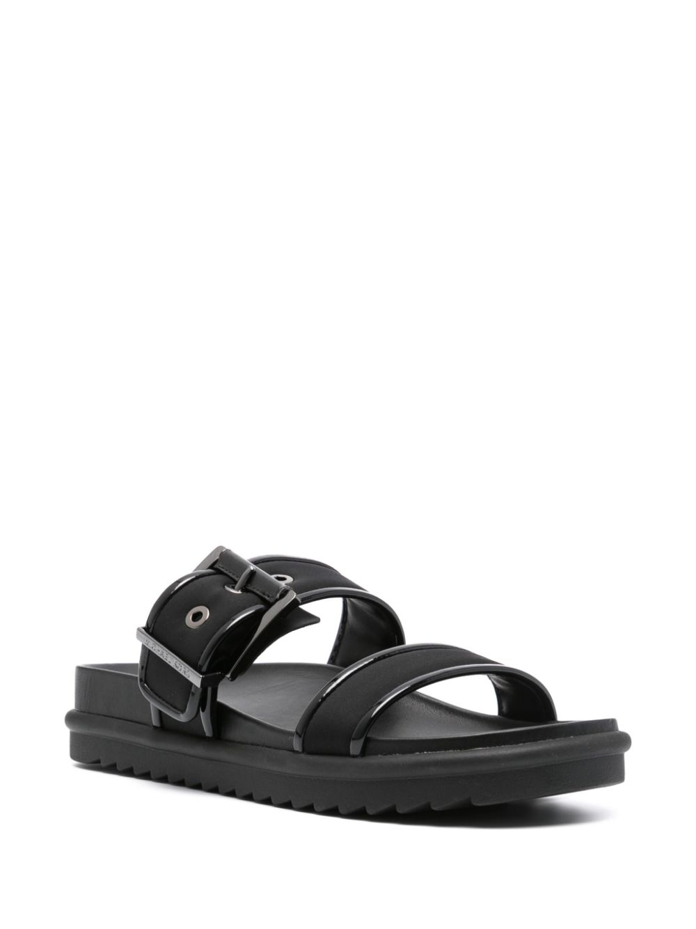 Michael Michael Kors Colby leren sandalen - Zwart