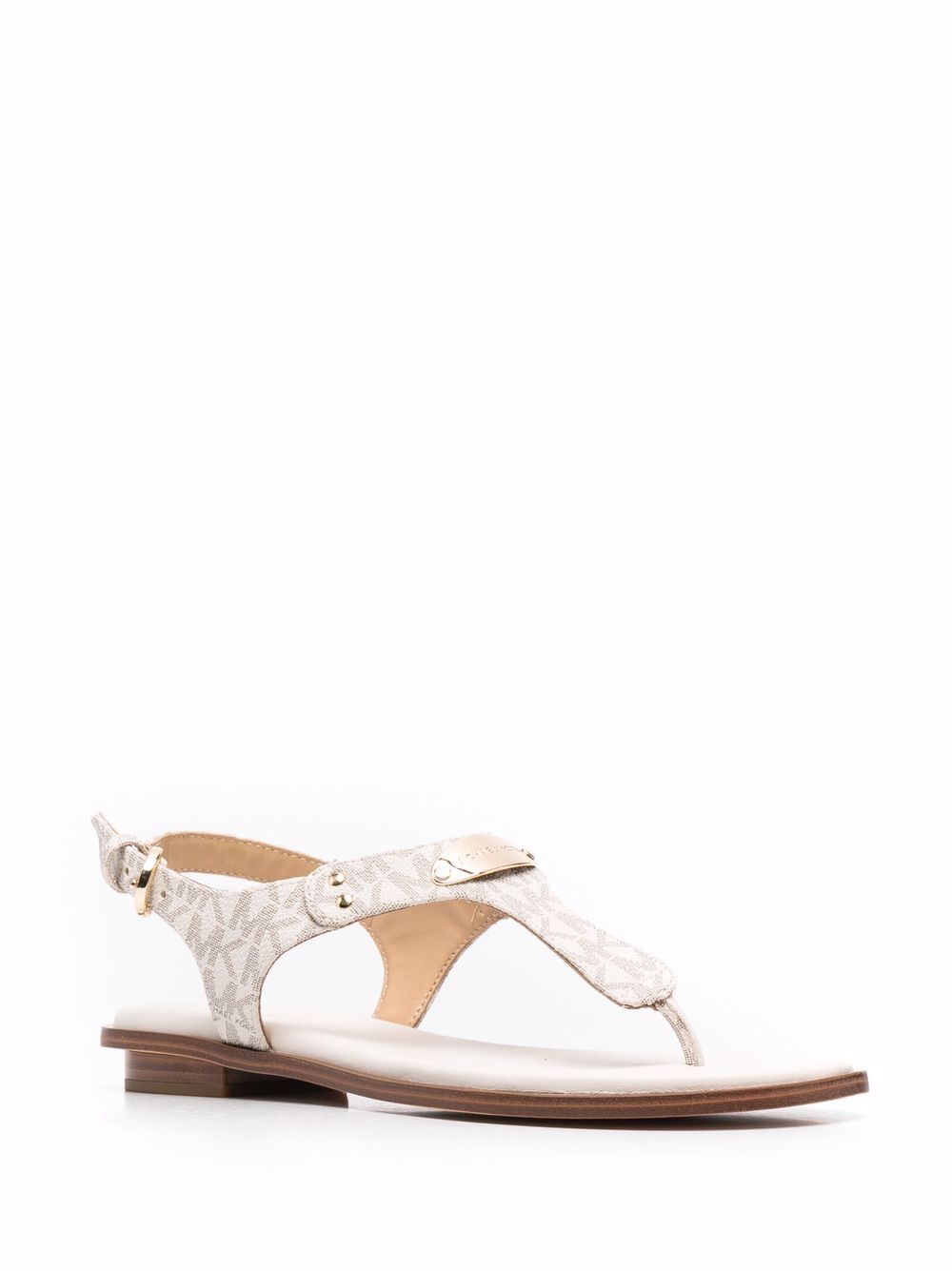 Michael Michael Kors Sandalen met logoplakkaat - Wit