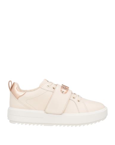 Michael Michael Kors Woman Sneakers Blush Size 7.5 Bovine leather, Cotton, Rubber