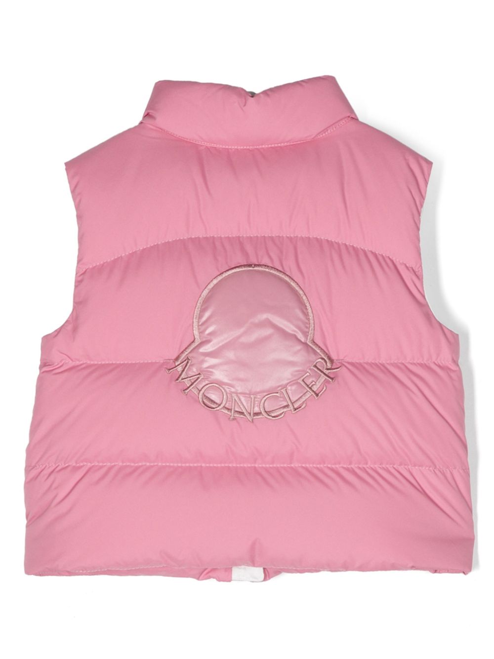 Moncler Enfant Bodywarmer met logopatch - Roze