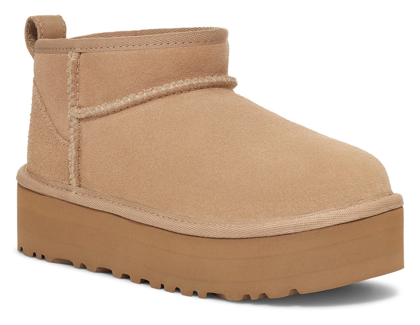 NU 20% KORTING: UGG Boots zonder sluiting KIDS' CLASSIC ULTRA MINI PLATFORM , plateaulaarzen, boots, winterboots met plateau