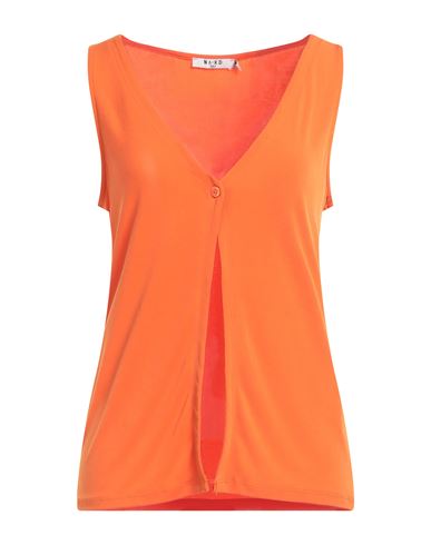 Na-kd Woman Top Orange Size S Polyester, Elastane