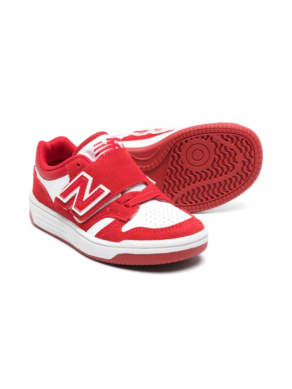 New Balance Kids 480 sneakers met klittenband - Wit