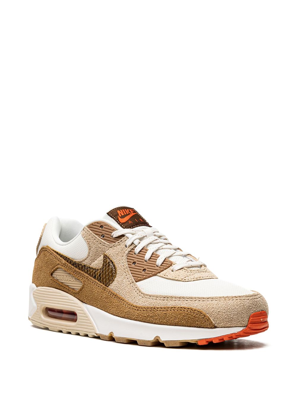 Nike Air Max 90 sneakers met slangenleer-effect - Beige