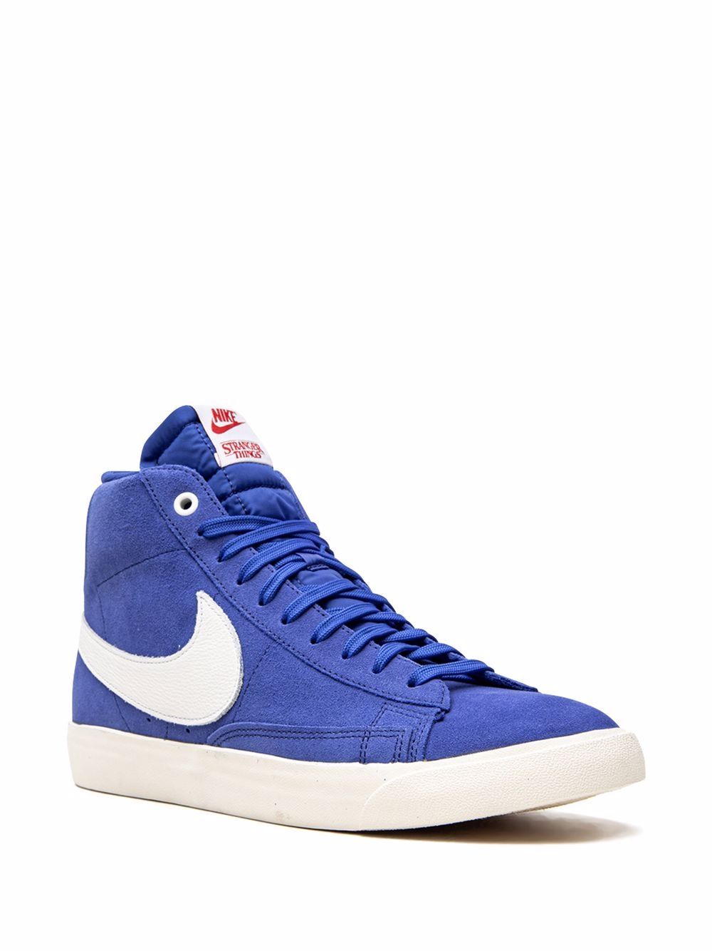 Nike x Stranger Things Blazer mid-top sneakers - Blauw